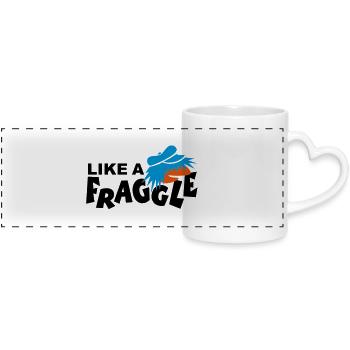 COMME UN Fraggle - Mug panoramique avec anse en forme de cœur - blanc - Devant