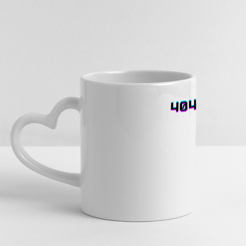 Déclaration de débogage du code développeur Entwickler Dev Mug panoramique avec anse en forme de cœur