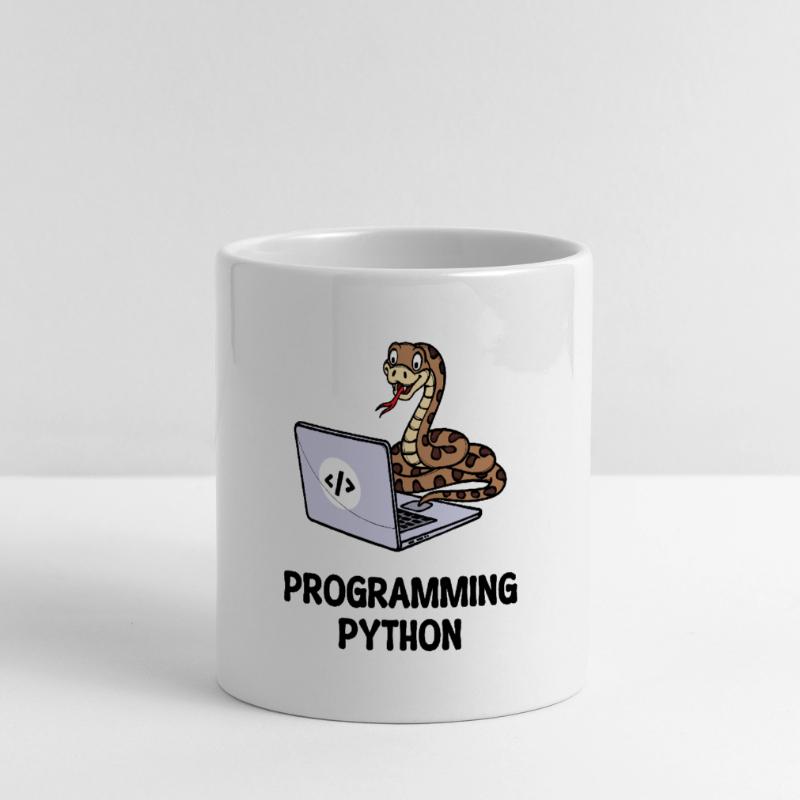 Developer Lustige Sprüche Programmierer Computer Panoramatasse mit Herzhenkel