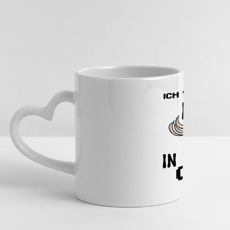 Coden Computerfreak Déclaration du développeur Nerd Mug panoramique avec anse en forme de cœur