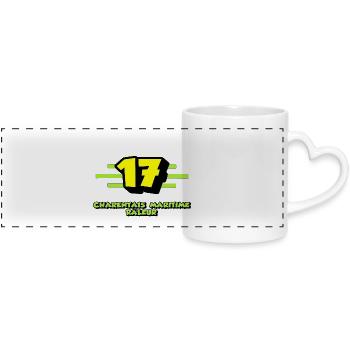 Complaining maritime Charentais - Panoramic mug with heart handle - white - Front