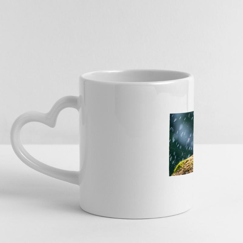 Gelbbauch-Slider Trachemys scripta scripta Panoramatasse mit Herzhenkel