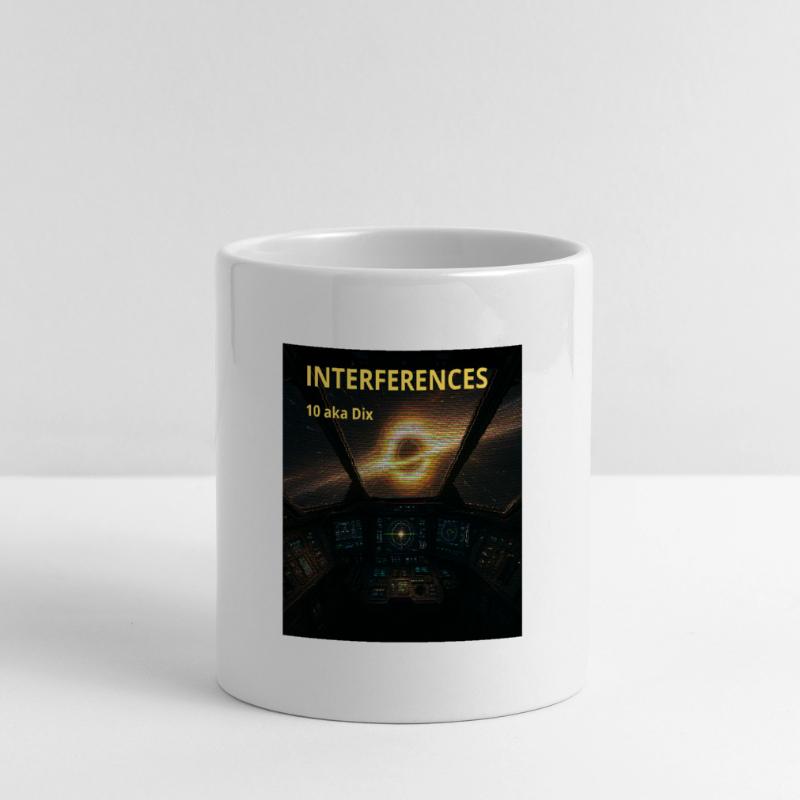 Nebula Cockpit Interference Panoramic mug with heart handle