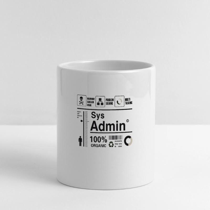 administrateur système ordinateur nerd pc kit programmeur humour lo Mug panoramique avec anse en forme de cœur