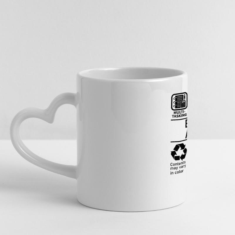 Enterprise Architect multi tasking problem solving Mug panoramique avec anse en forme de cœur