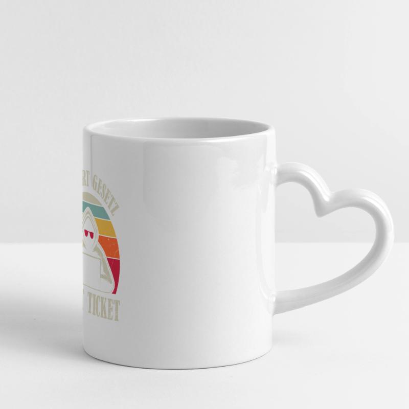 Computer Science Coder SUPPORT LAW FIRST TICKET Panoramic mug with heart handle