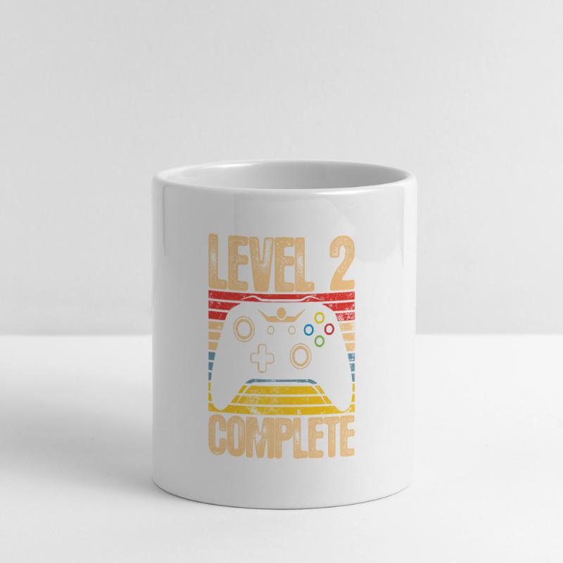 Level 2 Complete Controller Panoramic mug with heart handle