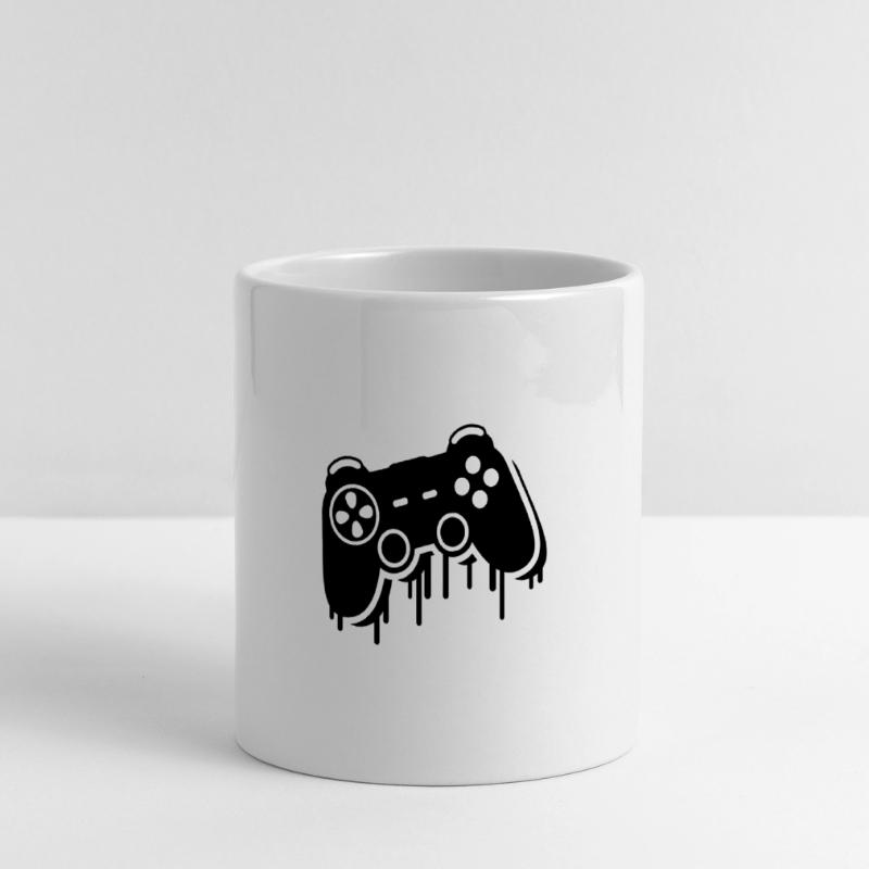 controller_graffiti_ce1 Mug panoramique avec anse en forme de cœur