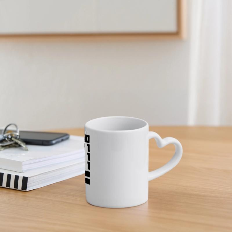 Binary Code F**k OFF – Nerd Humor & Geek Code Panoramic mug with heart handle