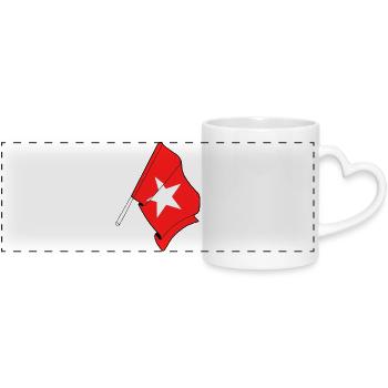 Proud of Maastricht - Panoramic mug with heart handle - white - Front