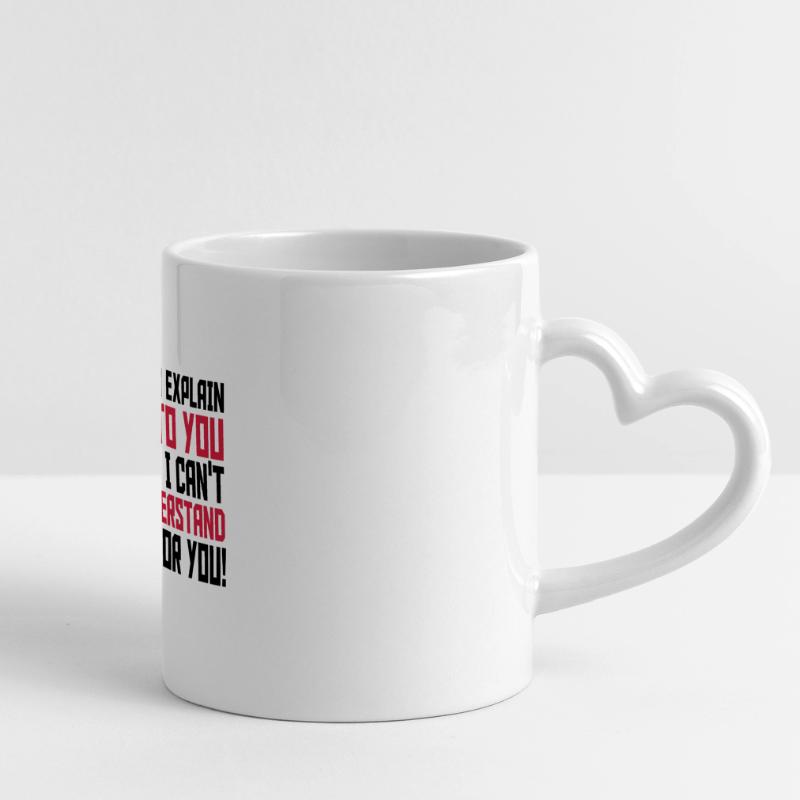 Explain Panoramic mug with heart handle