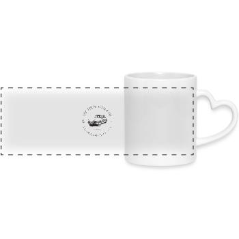 PANHARD Dyna Z FRENCH CAR - Mug panoramique avec anse en forme de cœur - blanc - Devant
