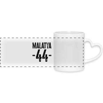 Malatya 44 – Pride from Türkiye - Panoramic mug with heart handle - white - Front
