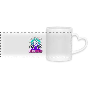 18 Anniversaire - Mug panoramique avec anse en forme de cœur - blanc - Devant