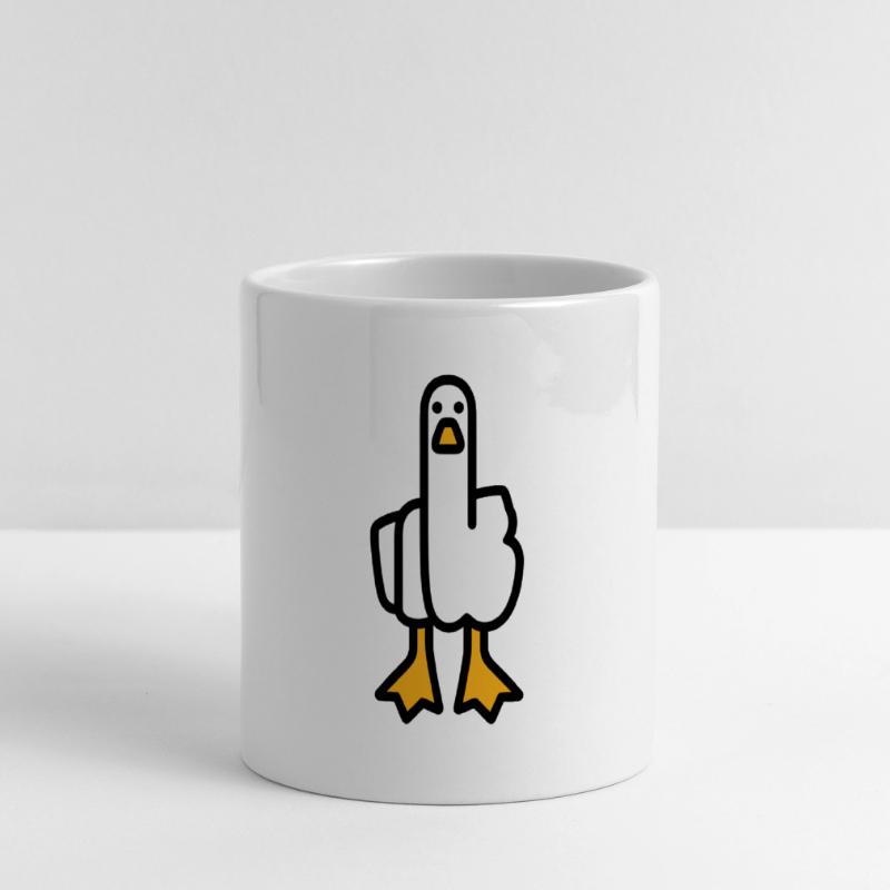 Oie de déclaration Mug panoramique avec anse en forme de cœur
