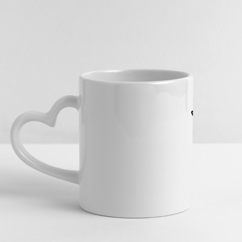 Lunettes de soleil lapin Cappy cravate Cool Hat Comic Mug panoramique avec anse en forme de cœur