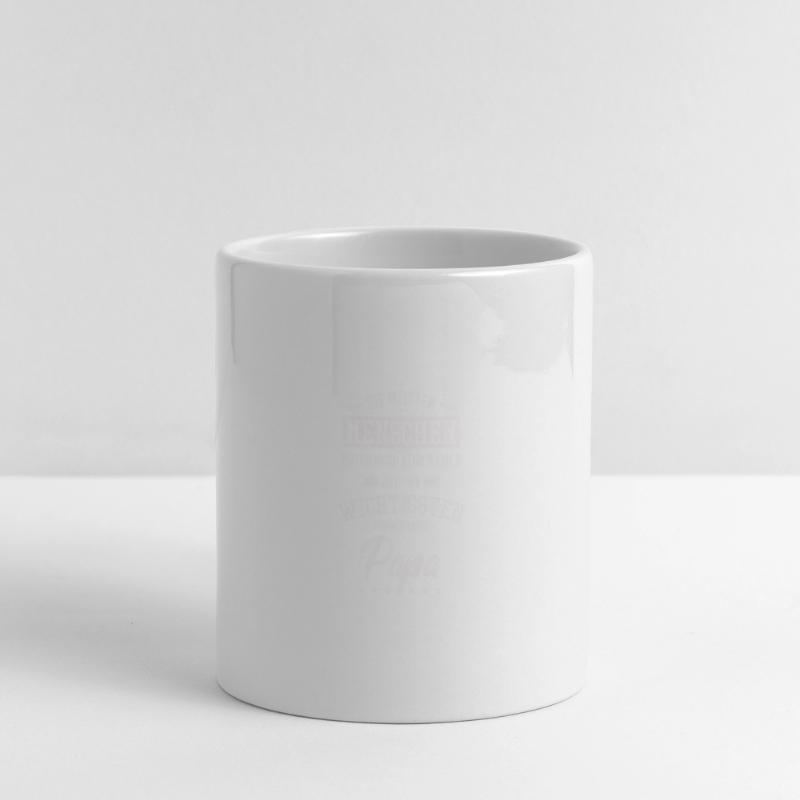 papa spruch Panoramatasse mit Herzhenkel