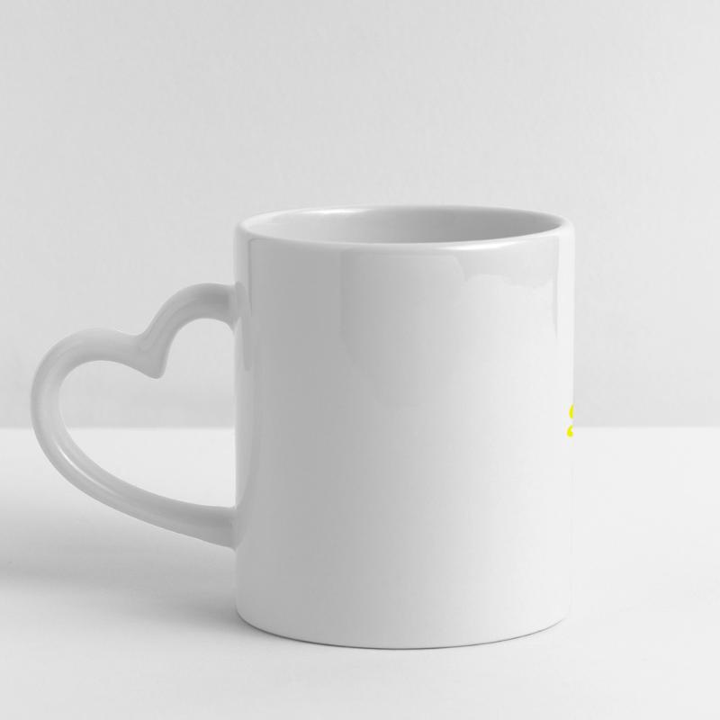 Mallorca Drinking Team Mug panoramique avec anse en forme de cœur