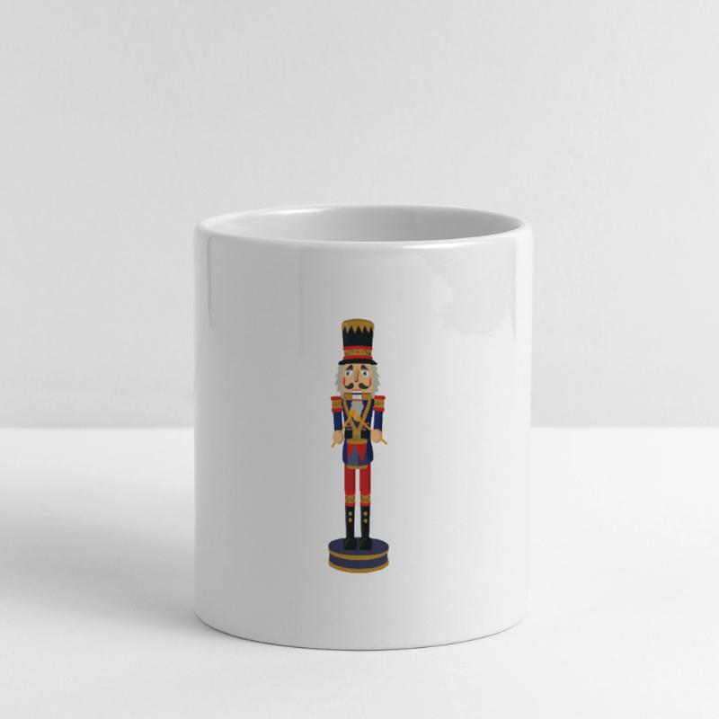 nutcracker Panoramic mug with heart handle