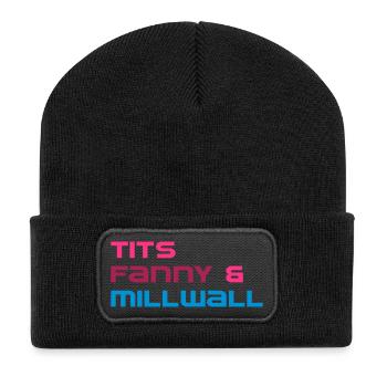 Millwall Fan Shirt Male - Recycled Patch Beanie - black - Front