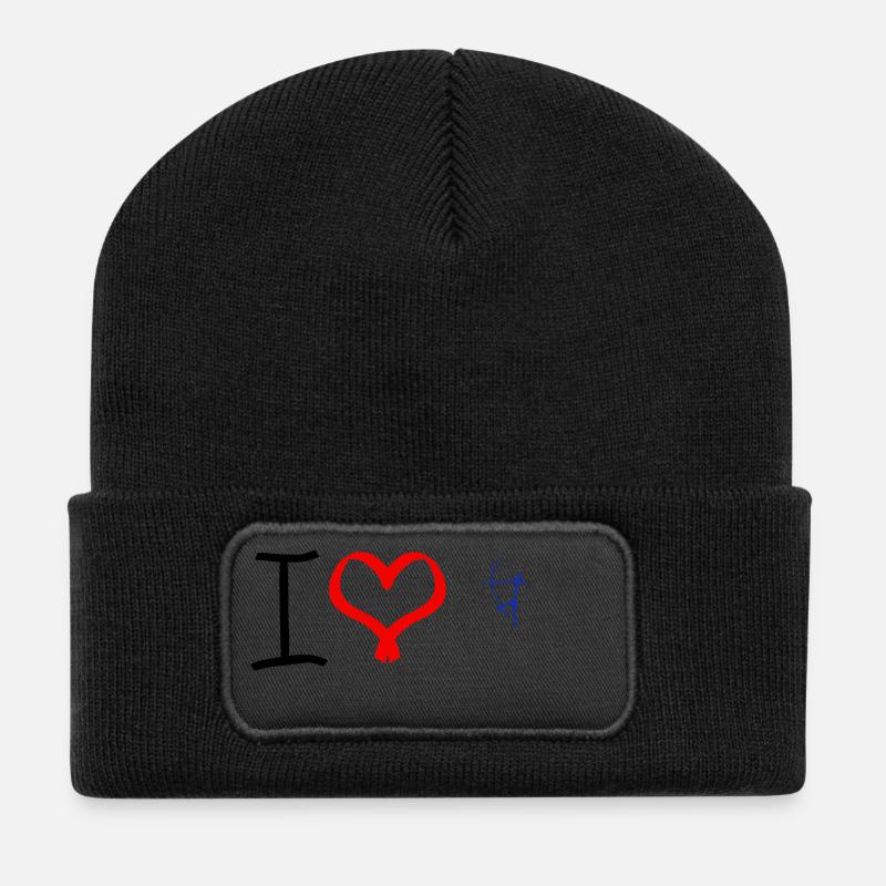 Archer Maaarghhh! - Beanie recyclé à patch - noir