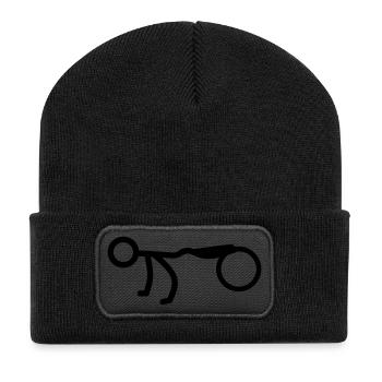 Fittbal - Beanie recyclé à patch - noir - Devant