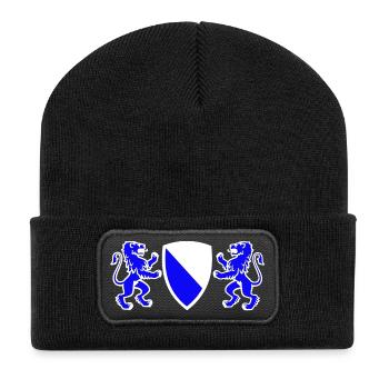 zürich - Recycelte Patch Beanie - Schwarz - Vorne