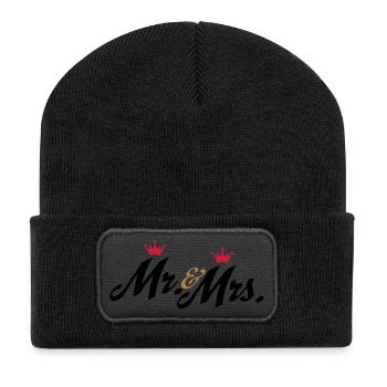 wedding - Recycled Patch Beanie - black - Front