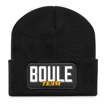 Boule Team Boulekugeln pour Bouler et Pétanque - Beanie recyclé à patch - noir - Devant