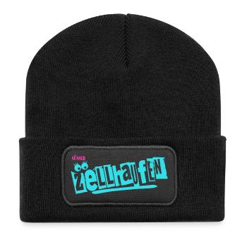 Zellhaufen Woman - Recycelte Patch Beanie - Schwarz - Vorne