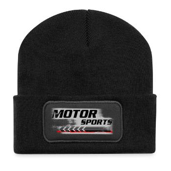 Sports Mécaniques - Beanie recyclé à patch - noir - Devant