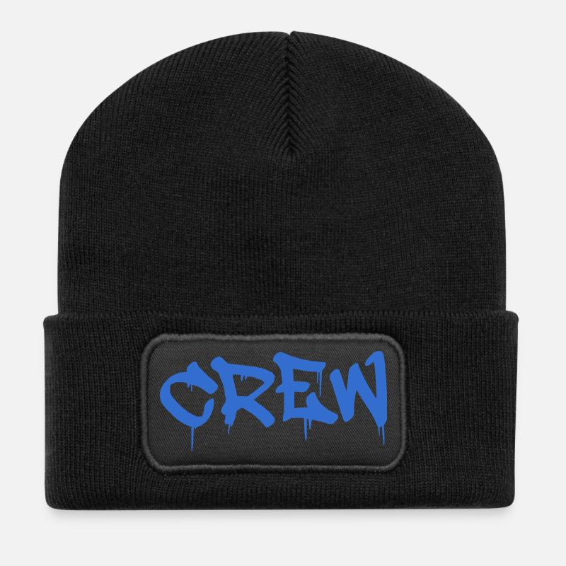 équipage - Beanie recyclé à patch - noir