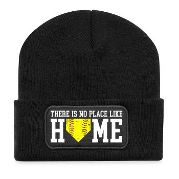 There is no better place than Home Girls Softbal - Recycled Patch Beanie - black - Front