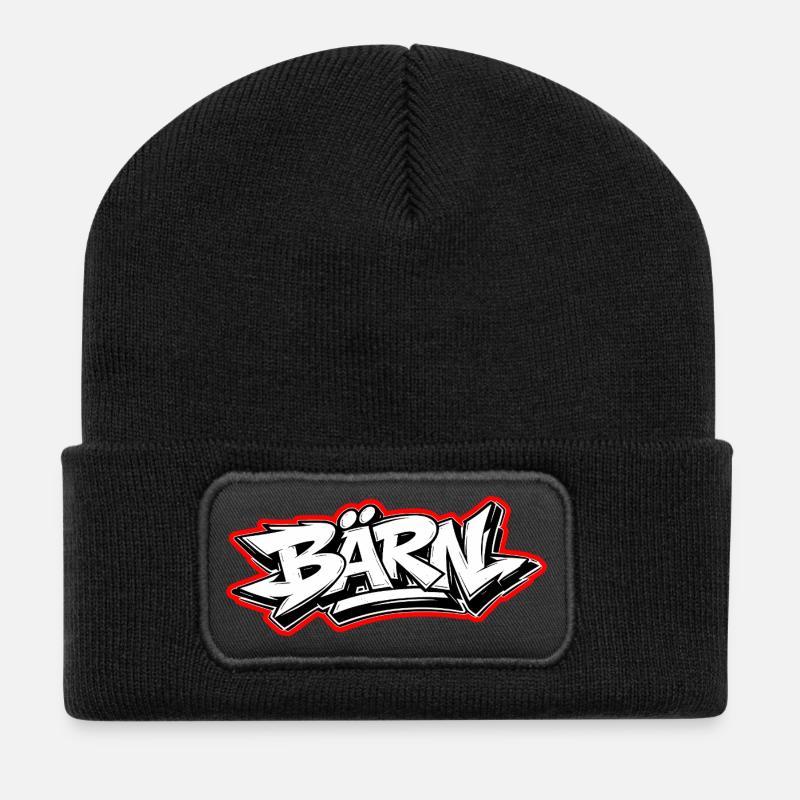 Bern Graffiti - Recycled Patch Beanie - black