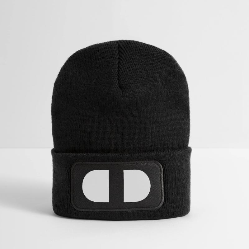 Controller-Split-White Recycled Patch Beanie