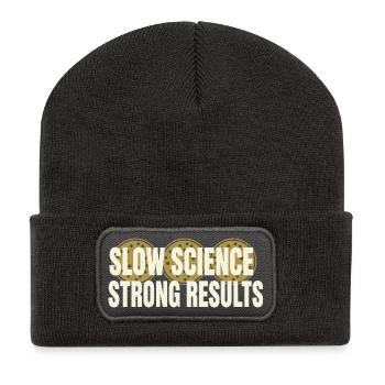 Mikrobiologie - Recycelte Patch Beanie - Dunkelgrau - Vorne
