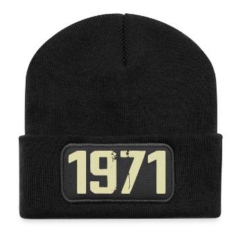 Jubilee 1971 - Recycled Patch Beanie - black - Front