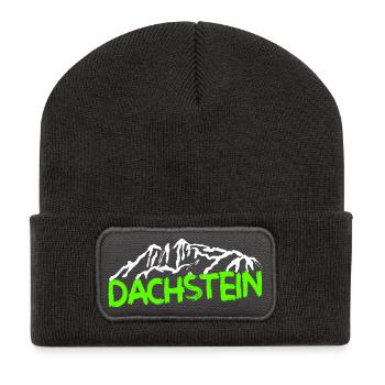 Dachstein Ramsau Souvenir Shirt - Recycelte Patch Beanie - Dunkelgrau - Vorne