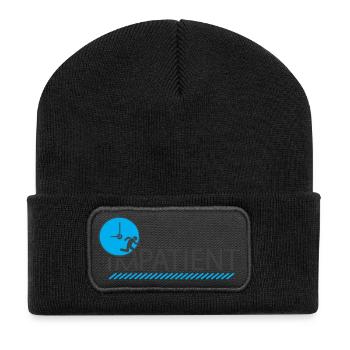 impatient - Recycled Patch Beanie - black - Front