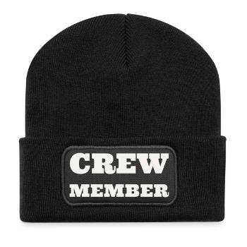 Crew Member Bold XXL Fett Team Staff Event - Recycled Patch Beanie - black - Front