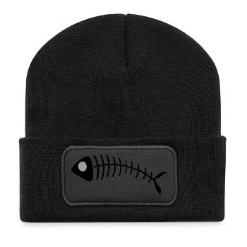 fish - Recycled Patch Beanie - black - Front