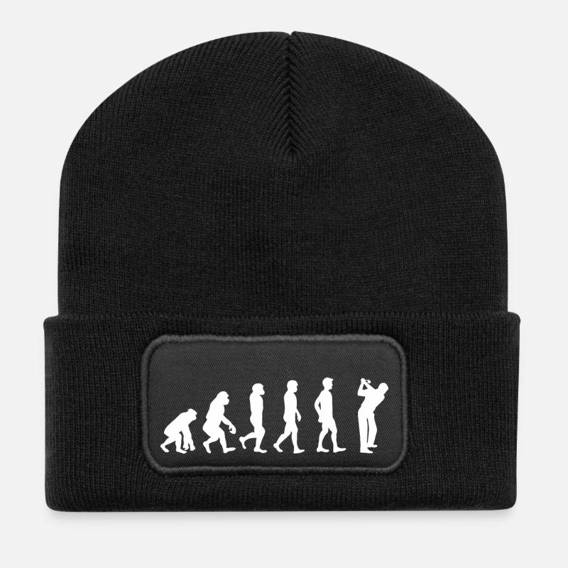 Evolution Golf - Beanie recyclé à patch - noir