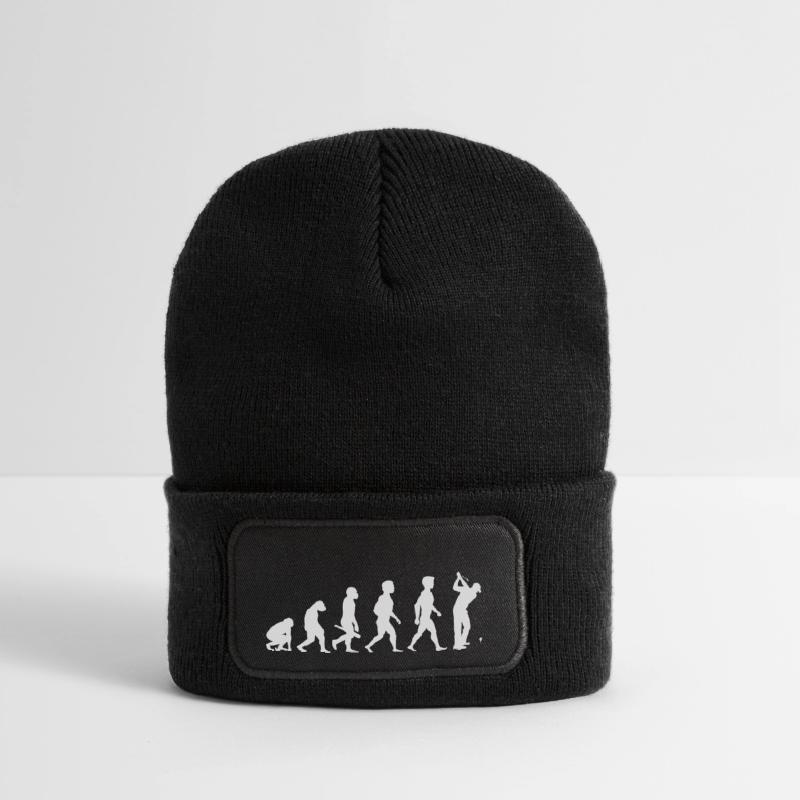 Evolution Golf Golfer Golfer Golf Course Recycled Patch Beanie