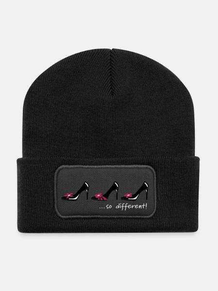 Shoes Shoes Shoes - Recycled Patch Beanie - black