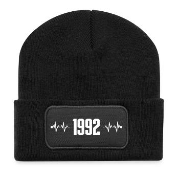 Battement de cœur 1992 - Beanie recyclé à patch - noir - Devant