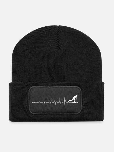 Pulse Run: Endurance Sketch - Recycled Patch Beanie - black