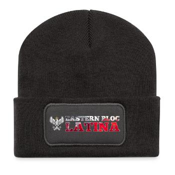 Eastern Bloc Latina Pole Poland White Eagle Gift - Recycled Patch Beanie - dark grey - Front