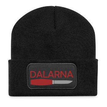 Dalarna - Recycelte Patch Beanie - Schwarz - Vorne