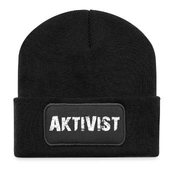 Activist - Recycled Patch Beanie - black - Front