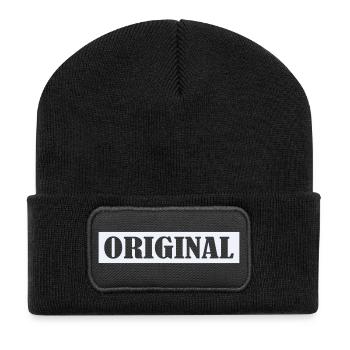 Original - Recycled Patch Beanie - black - Front
